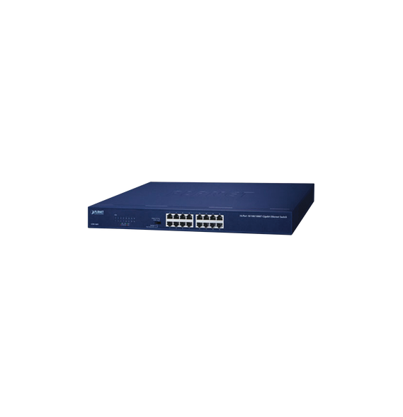 PLANET GSW1601 GSW-1601 Switch No Administrable Gigabit de 16 Puertos 10/100/1000 Mbp