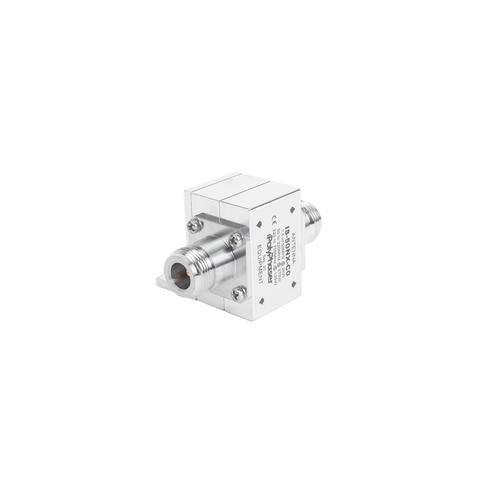 POLYPHASER IS50NXCO IS-50NX-CO Protector RF Coaxial Para 1.5 a 700 Mhz Con Conectores