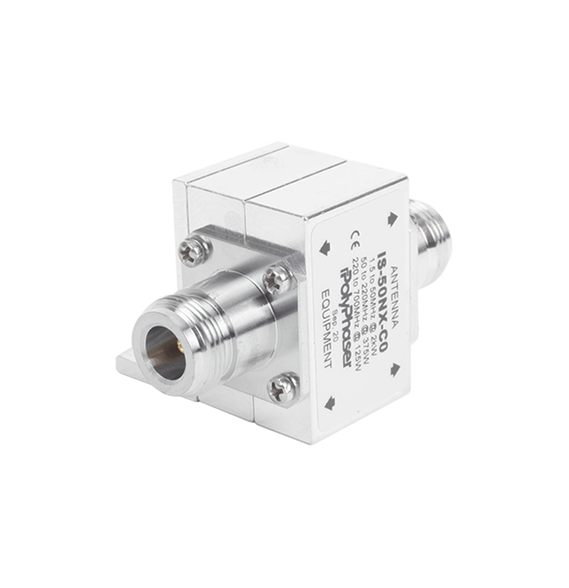 POLYPHASER IS50NXCO IS-50NX-CO Protector RF Coaxial Para 1.5 a 700 Mhz Con Conectores