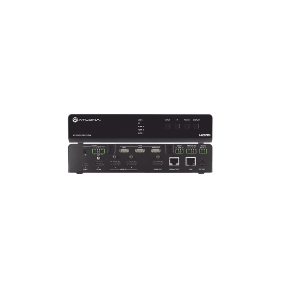 ATLONA ATUHDSW510WEU AT-UHD-SW-510W-EU FIVE-INPUT UNIVERSAL SWITCHER WITH WIRELESS PR