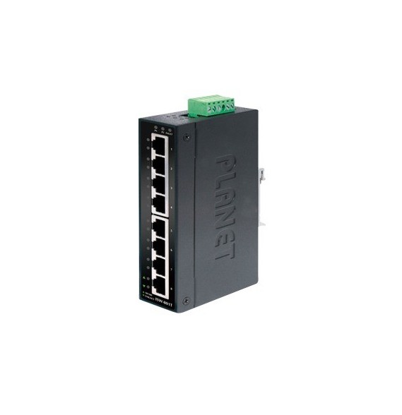 PLANET ISW801T ISW-801T Switch industrial de 8 puertos 10/100Mbps -40~75C