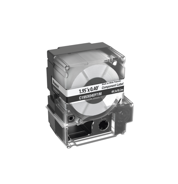 PANDUIT C195X040Y1M C195X040Y1M Casete de 125 Etiquetas no Adhesivas Para Placas de P