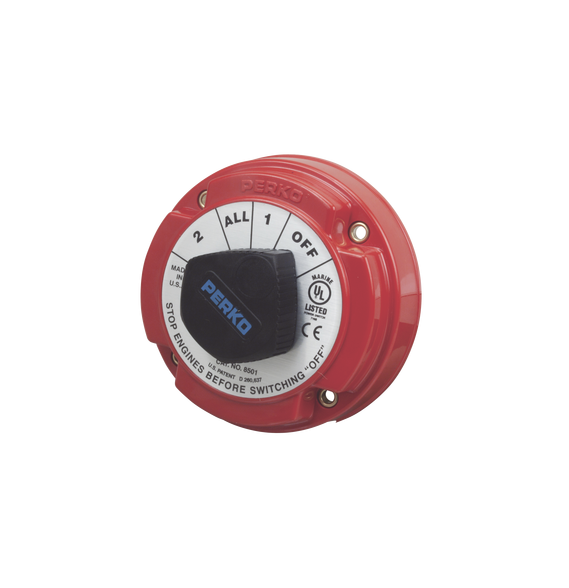 PERKO 8501DP 8501DP Switch Selector de Batería de Servicio Mediano para Sistemas Eléc