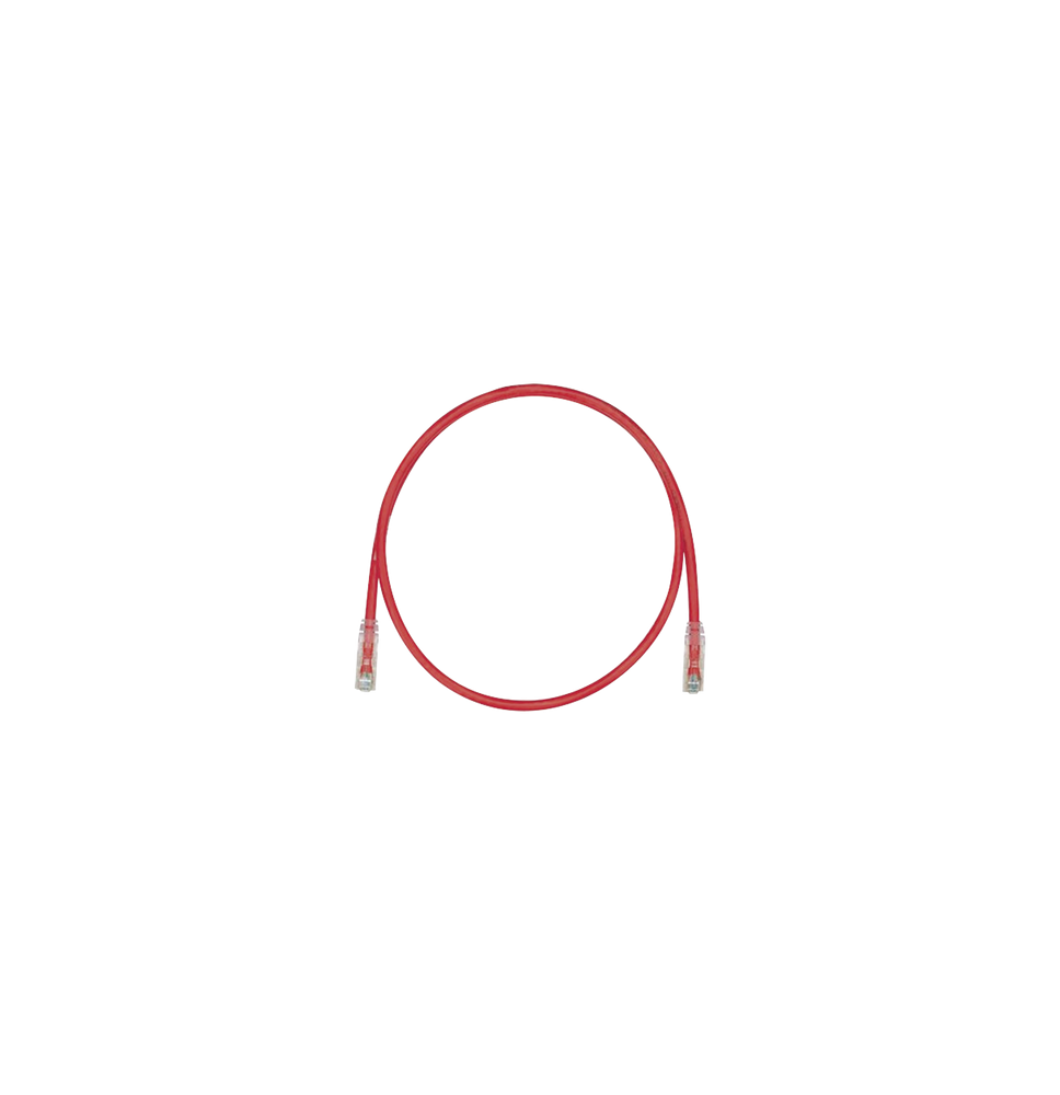 PANDUIT UTPSP100RDY UTPSP100RDY Cable de Parcheo TX6 UTP Cat6 24 AWG CM Color Rojo 10