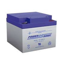 POWER SONIC PS12260F2 PS-12260-F2 Batería 12V 26AH Para Respaldo Tecnologías AGM/VRLA