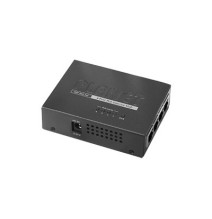 PLANET POE400 POE-400 Inyector HUB PoE 802.3af de 4 puertos 10/100 Mbps