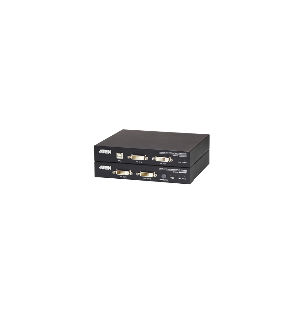 ATEN CE624 CE624 Extensor KVM | HDBaseT? | 2.0 DVI dual display USB | 1920 x 1200 a 1