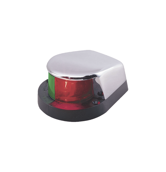 PERKO 1310DP0CHR 1310-DP0-CHR Luz Bi-Color con Carcasa Cromada para Embarcaciones a M