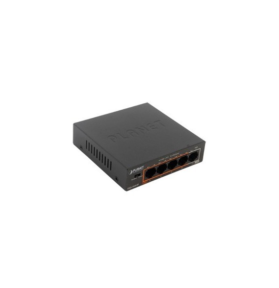 PLANET FSD504HP FSD-504HP Switch PoE+ 802.3af/at distancia 250 m 4 puertos + 1 puerto