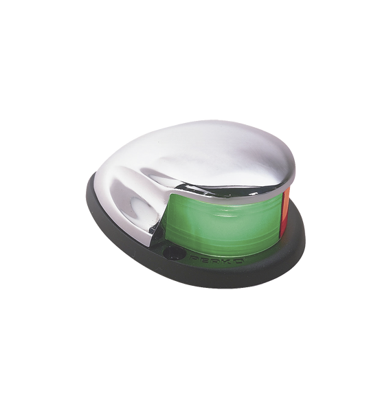 PERKO 0227DP0CHR 0227-DP0-CHR Luz Bi-Color de Montaje Horizontal con Carcasa Cromada