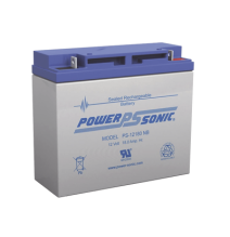 POWER SONIC PS12180NB PS-12180-NB Batería 12V 18AH Para Respaldo Tecnologías AGM/VRLA