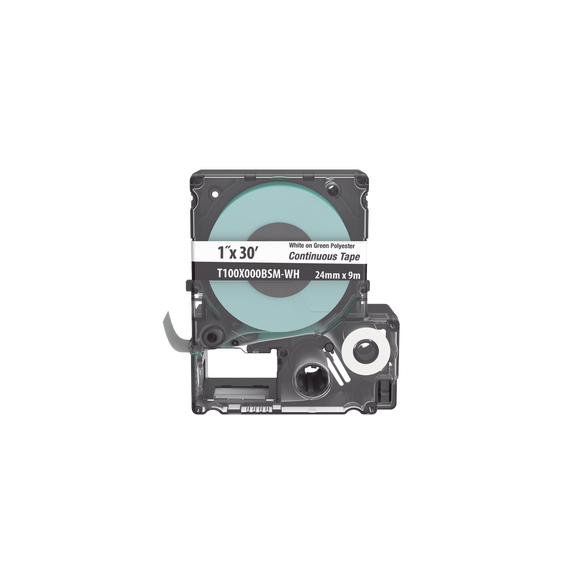 PANDUIT T100X000BSMWH T100X000BSM-WH Casete de Etiquetas de Poliéster de Cinta Contin