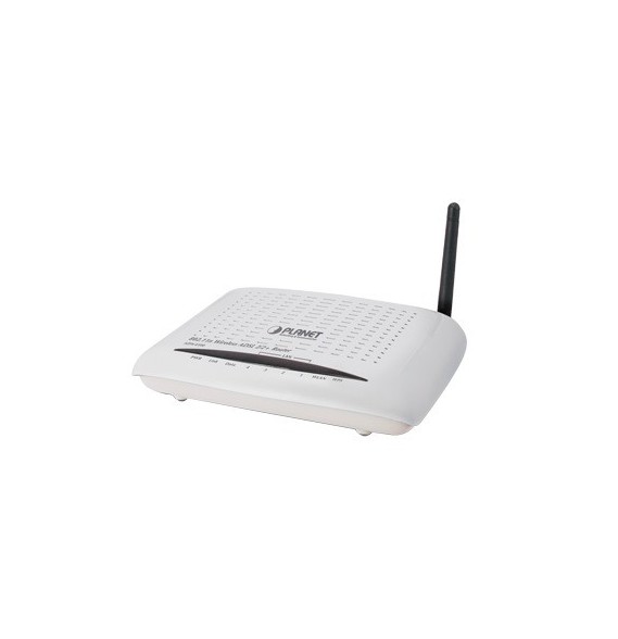 PLANET ADN4100A ADN-4100A Ruteador Inalámbrico 802.11N ADSL 2/2 con 4 Puertos.