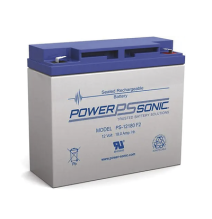 POWER SONIC PS12180M5 PS-12180-M5 Batería 12V 18AH Para Respaldo Tecnologías AGM/VRLA