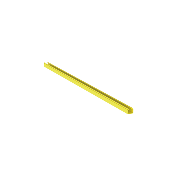 PANDUIT HS2X2YL6NM HS2X2YL6NM Canaleta FiberRunner? 2X2 sin Tapa de PVC Rígido Color