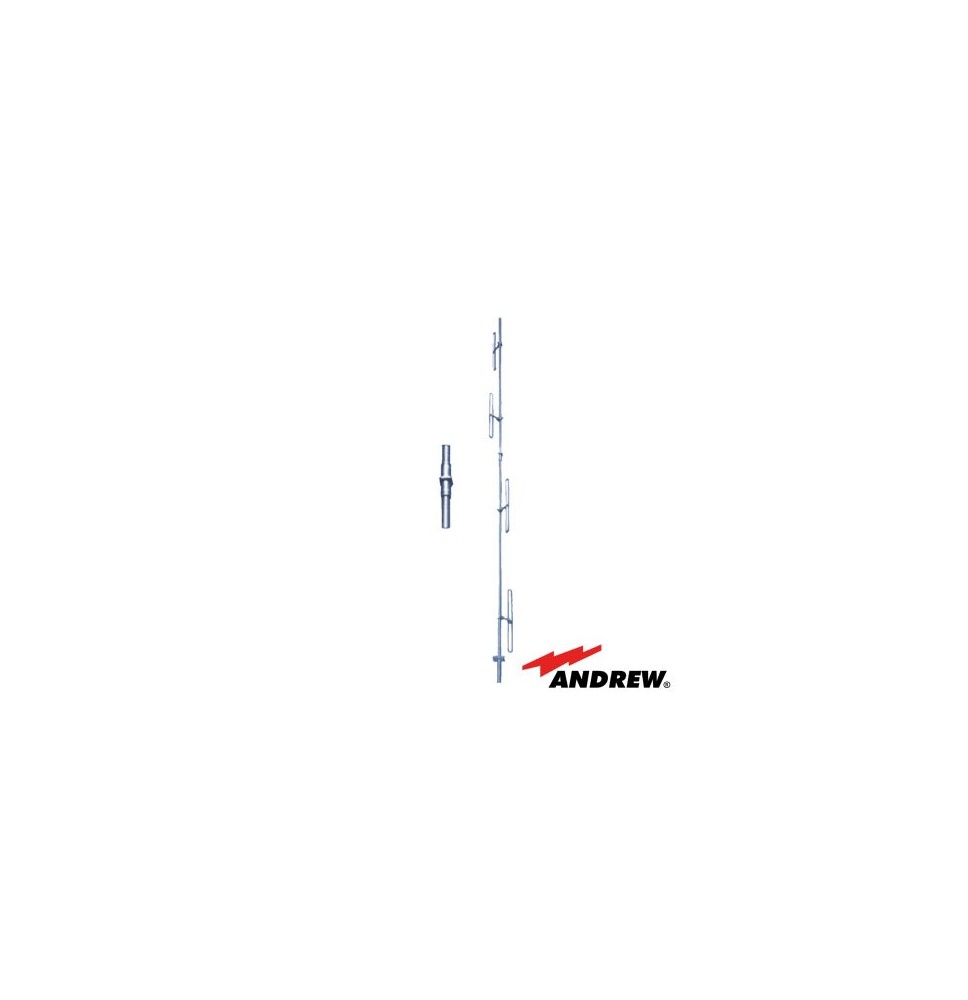 ANDREW / COMMSCOPE DB264A DB264-A Antena Base VHF de 4 Dipolos Rango de Frecuencia 15