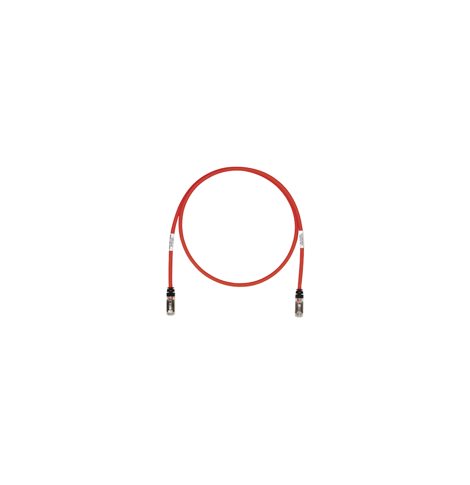 PANDUIT STP6X25RD STP6X25RD Patch Cord Cat6A Blindado S/FTP CM/LS0H 25ft Color Rojo