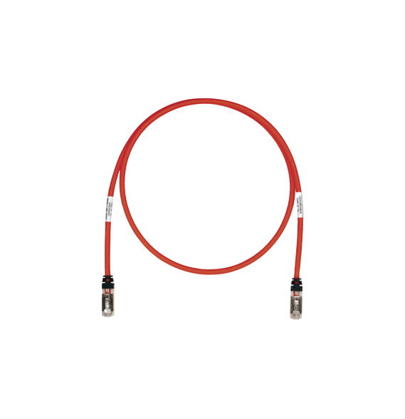 PANDUIT STP6X25RD STP6X25RD Patch Cord Cat6A Blindado S/FTP CM/LS0H 25ft Color Rojo