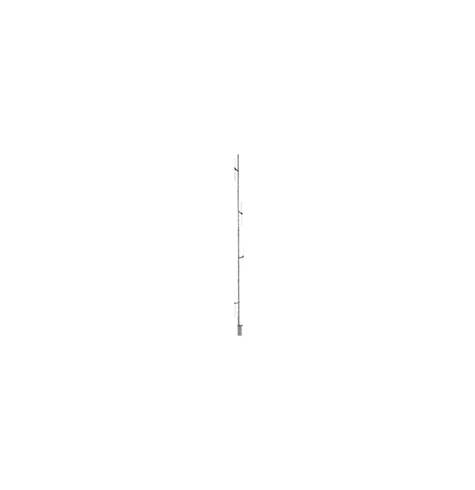 ANDREW / COMMSCOPE DB224A DB224-A Antena Base VHF de 4 Dipolos Rango de Frecuencia 15