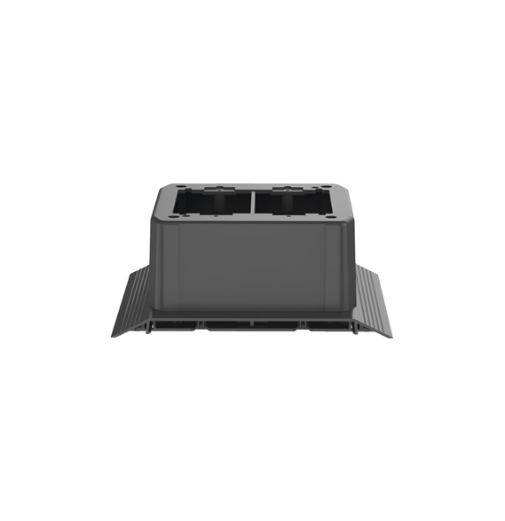 PANDUIT AFR4JB2SBL AFR4JB2SBL Caja de Conexión Doble Para Uso con Canaleta de Piso AF