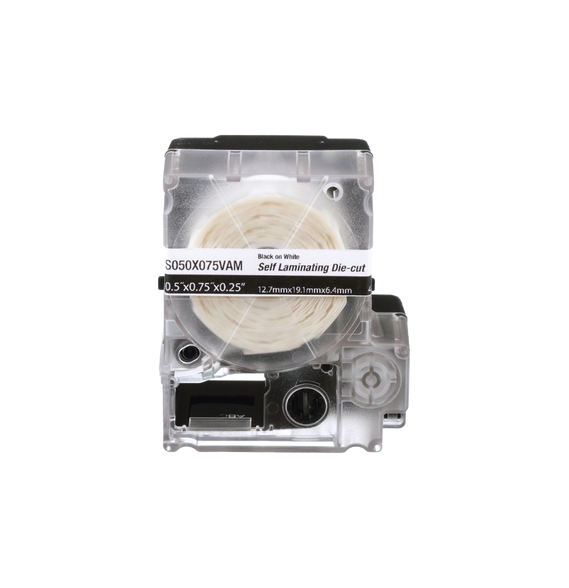 PANDUIT S050X075VAM S050X075VAM Casete de 425 Etiquetas Autolaminadas de 12.7 x 19.1