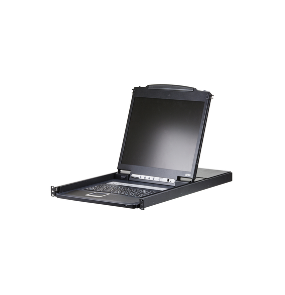 ATEN CL1308N CL1308N Conmutador KVM | LCD de riel único | VGA PS/2 | USB de 8 puertos