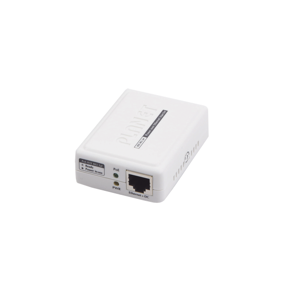 PLANET POE152 POE-152 Inyector PoE 802.3af de 1 Puerto Gigabit 10/100/1000 Mbps (End-
