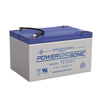 POWER SONIC PS12100F1 PS-12100-F1 Batería 12V 12AH Para Respaldo Tecnologías AGM/VRLA