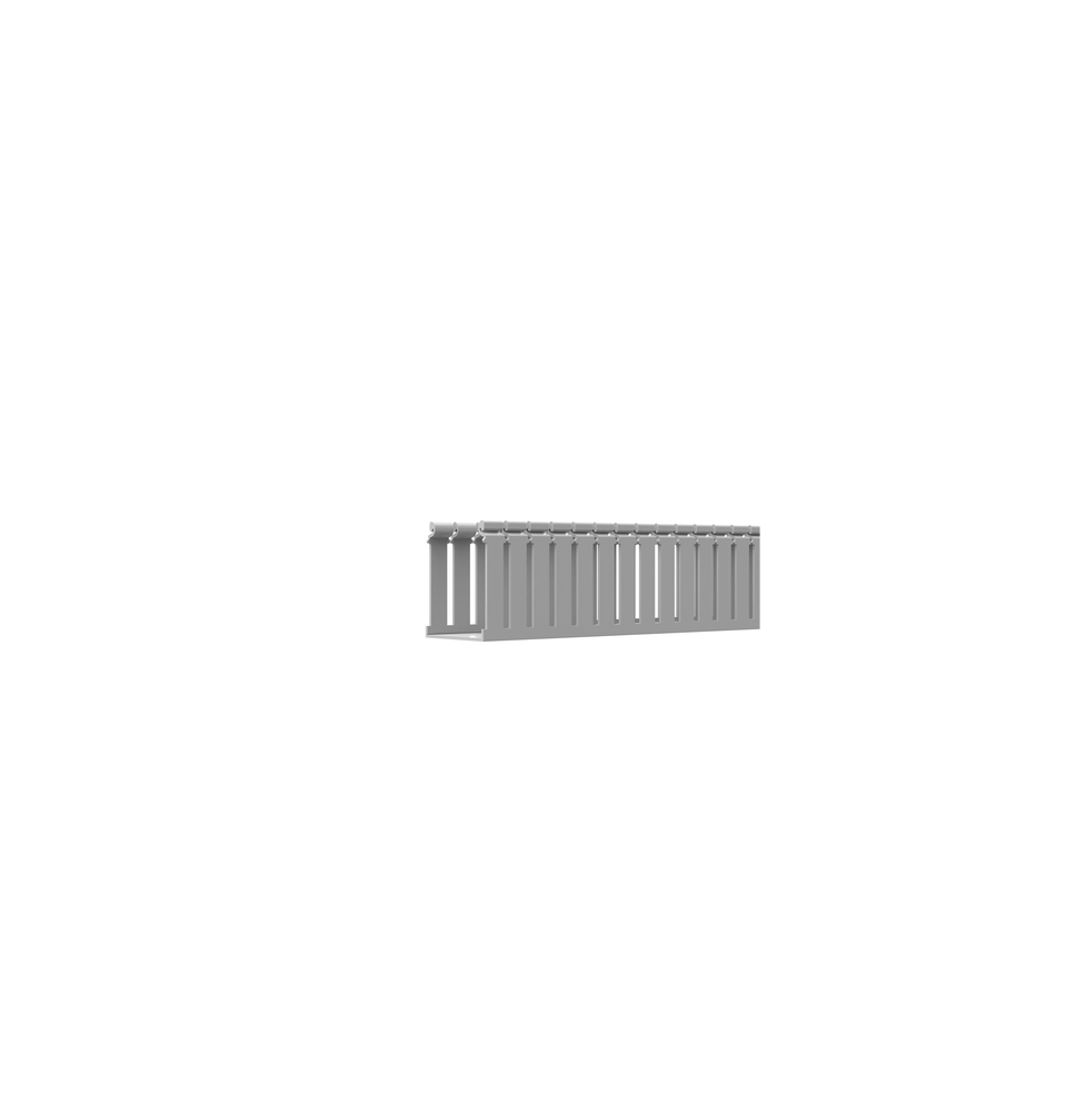 PANDUIT FC4X4LG2 FC4X4LG2 Canaleta Ranurada de PVC con Tapa Tipo F 108 mm de Ancho 10