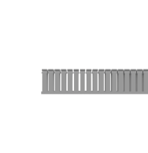 PANDUIT FC4X3LG2 FC4X3LG2 Canaleta Ranurada de PVC con Tapa Tipo F 108 mm de Ancho 79