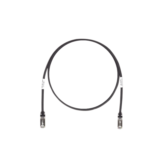PANDUIT STP6X7BL STP6X7BL Patch Cord Cat6A Blindado S/FTP CM/LS0H 7ft Color Negro