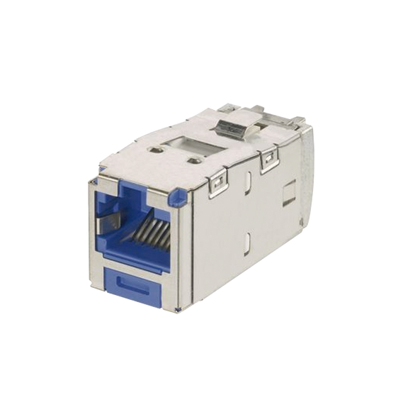 PANDUIT CJSK6X88TGBU CJSK6X88TGBU Conector Jack RJ45 Blindado Llaveado Azul Estilo TG
