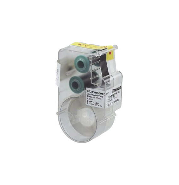 PANDUIT T024X000VPCBK T024X000VPC-BK Casete de Etiqueta de Vinilo de Cinta Continua C