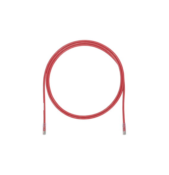 PANDUIT UTP6A5RD UTP6A5RD Cable de Parcheo UTP Cat6A 24 AWG CM Color Rojo 5ft