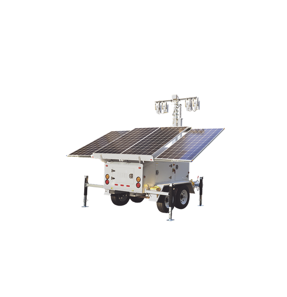 PRECISION PSTVTS4PL PST-VTS-4PL Traila de Doble Eje con Mástil Retráctil de 7.5 m. pa