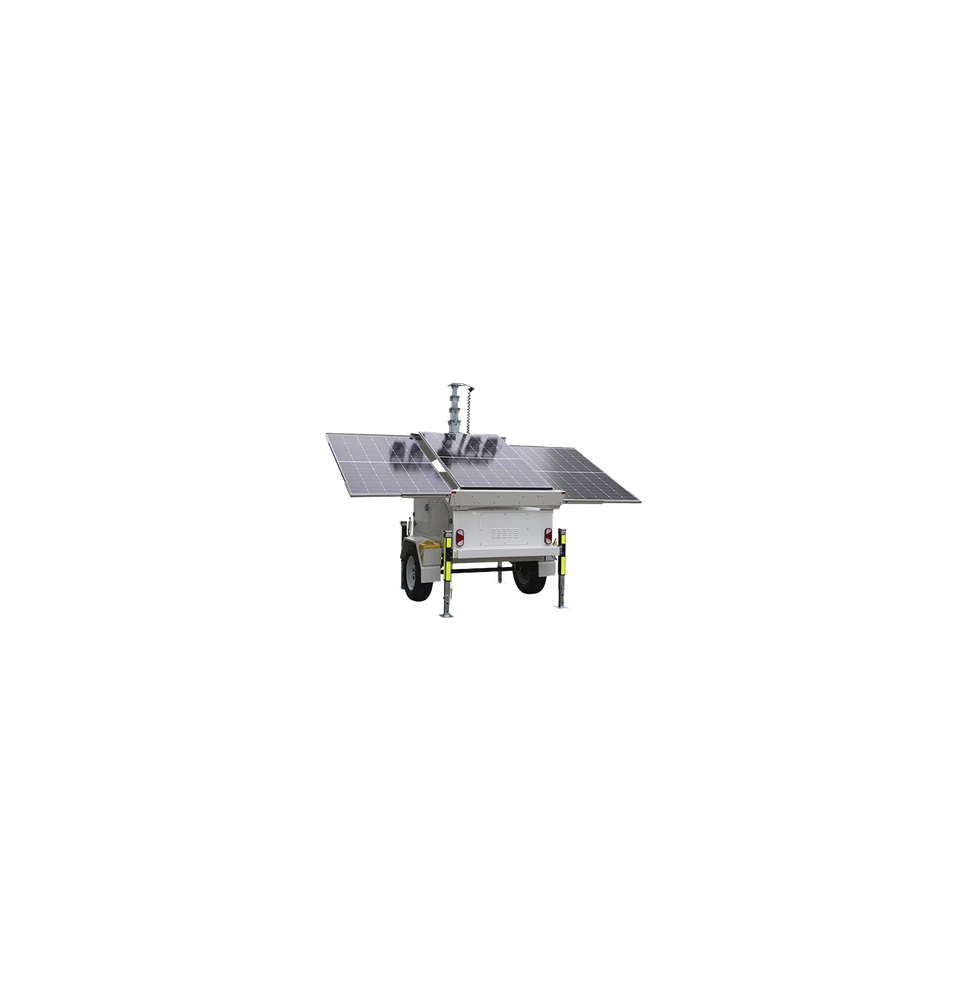 PRECISION PSTVTS3P PST-VTS-3P Traila con Mástil Retráctil de 7.5 m. para Videovigilan