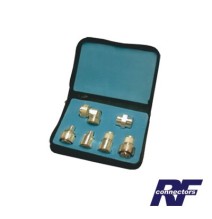 RF INDUSTRIES LTD RFA4013 RFA-4013 Kit completo de 6 Adaptadores 7-16 DIN.