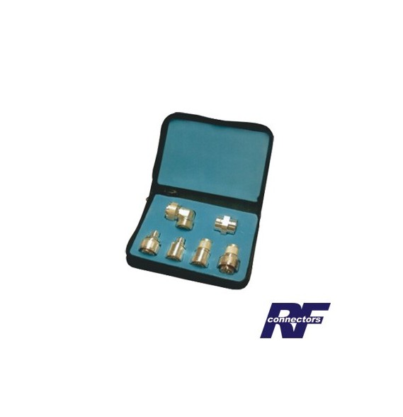RF INDUSTRIES LTD RFA4013 RFA-4013 Kit completo de 6 Adaptadores 7-16 DIN.