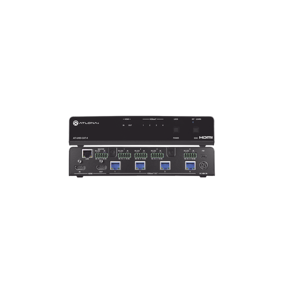 ATLONA ATUHDCAT4 AT-UHD-CAT-4 4K/UHD HDBASET HDMI 1 X 4 DISTRIBUTION AMPLIFIER