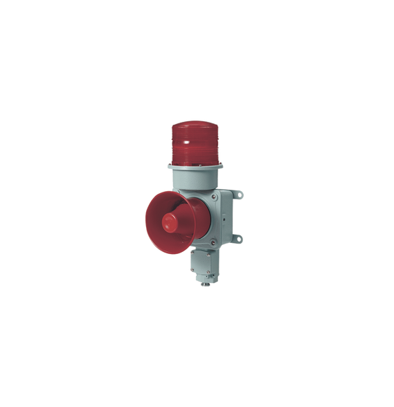 QLIGHT SDLWS220R SDL-WS-220-R Combinación de baliza LED color roja con sirena electró
