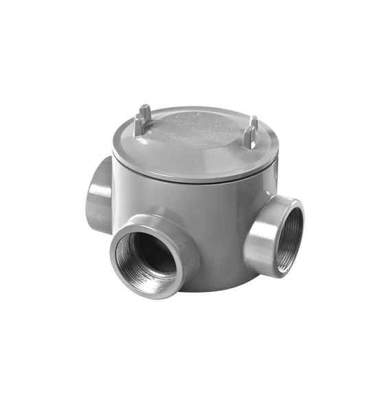 RAWELT GRT0559 GRT-0559 Caja con Tapa Tipo GRT de 1 1/2 (38.1 mm) / Caja a Prueba de