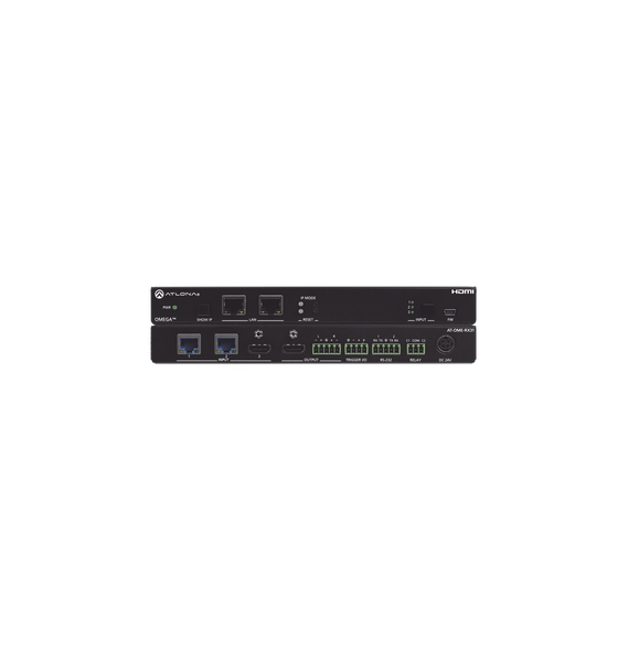 ATLONA ATOMERX31 AT-OME-RX31 OMEGA 4K/UHD RECEVIER WITH DUAL HDBASET INPUTS   HDMI IN