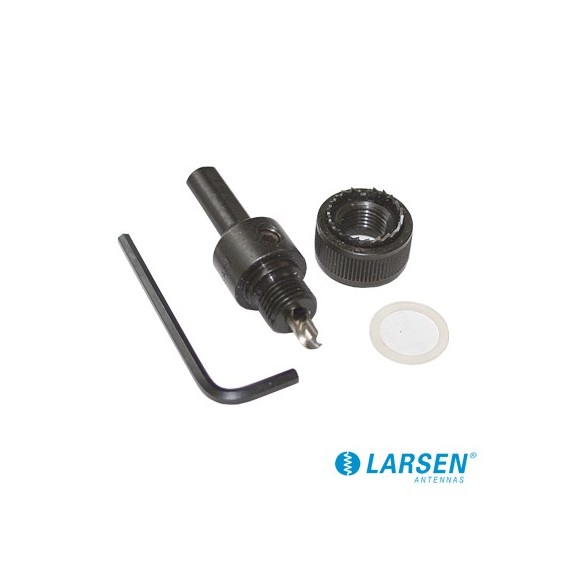 PULSE LARSEN ANTENNAS HS1 HS-1 Sacabocado 3/4 con vástago para taladro de 3/8