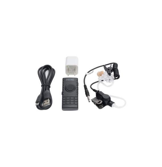PRYME BTH300MAXKIT2 BTH300MAXKIT2 PTT inalámbrico Bluetooth con tubo acústico para ra