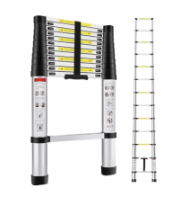 PRECISION PSTH10001 PST-H10-001 Escalera Telescópica de Aluminio de 3.8 Metros de Alt