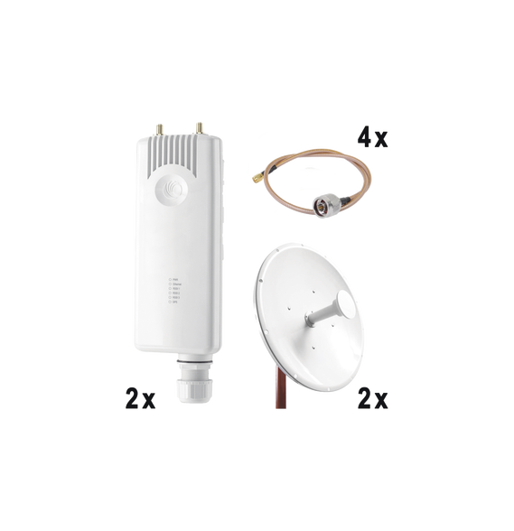 CAMBIUM NETWORKS FORCE300KIT34 FORCE300-KIT34 Enlace completo Punto a Punto para serv