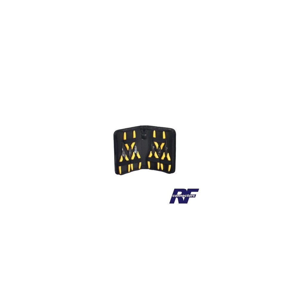RF INDUSTRIES LTD RFA4080 RFA-4080 Juego de 6 piezas. (Incluye 4 Diferentes Pinzas de RF INDUSTRIES LTD RFA4080 RFA-4080 Juego de 6 piezas. (Incluye 4 Diferentes Pinzas de