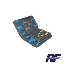 RF INDUSTRIES LTD RFA4081 RFA-4081 Juego de 6 piezas. Incluye 4 diferentes pinzas de