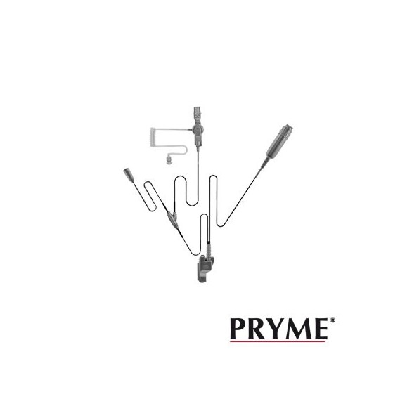 PRYME SPM3300ILS SPM-3300ILS MICRÓFONO - AUDÍFONO DE SOLAPA DE 3 CABLES P/ ICOM ICF11