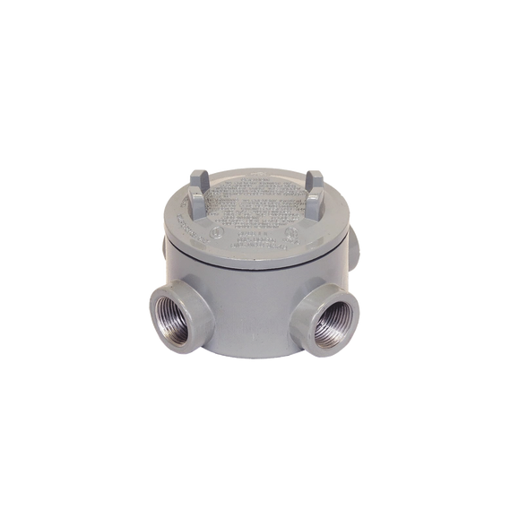 RAWELT GRX0450 GRX-0450 Caja para Áreas Peligrosas con Tapa Tipo GRX de 3/4 (19 mm) /